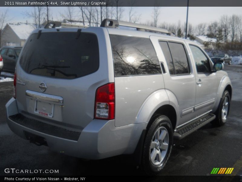 Silver Lightning / Graphite 2011 Nissan Pathfinder S 4x4