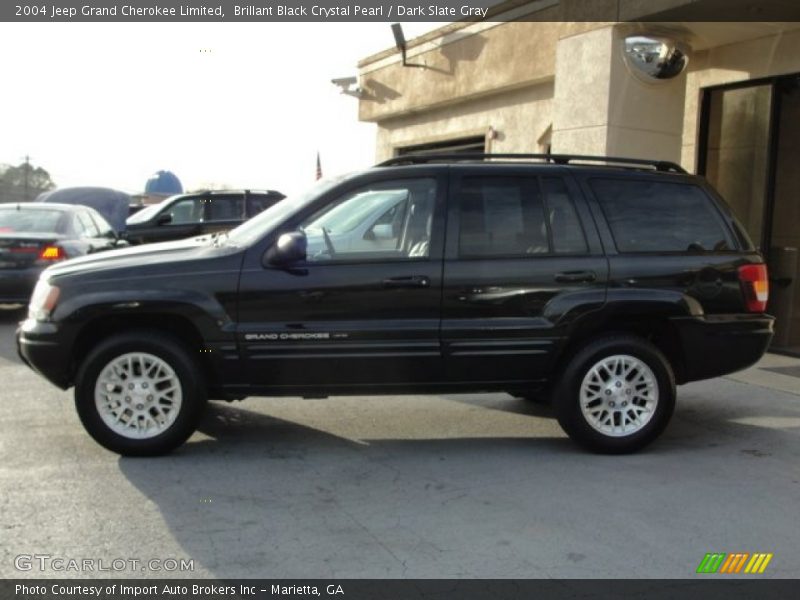Brillant Black Crystal Pearl / Dark Slate Gray 2004 Jeep Grand Cherokee Limited