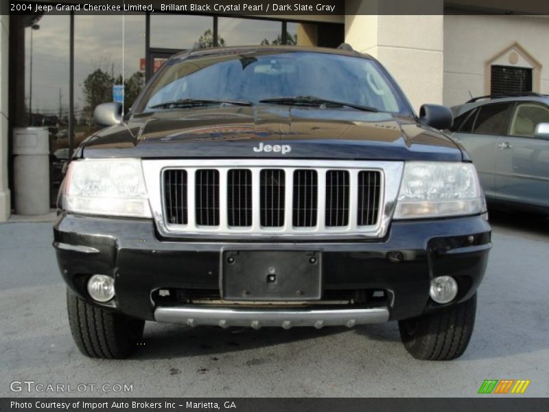 Brillant Black Crystal Pearl / Dark Slate Gray 2004 Jeep Grand Cherokee Limited