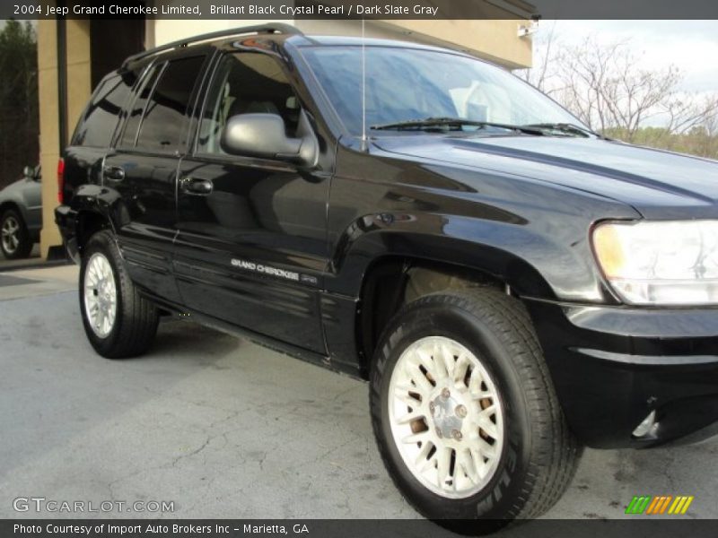 Brillant Black Crystal Pearl / Dark Slate Gray 2004 Jeep Grand Cherokee Limited