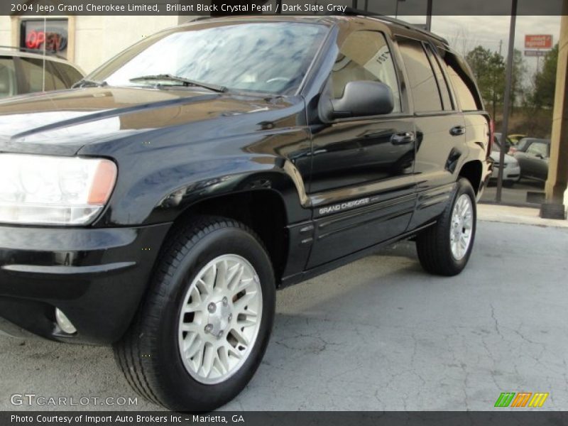 Brillant Black Crystal Pearl / Dark Slate Gray 2004 Jeep Grand Cherokee Limited