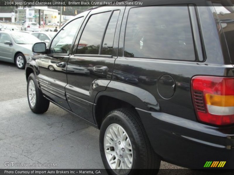 Brillant Black Crystal Pearl / Dark Slate Gray 2004 Jeep Grand Cherokee Limited