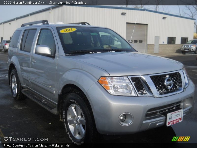 Silver Lightning / Graphite 2011 Nissan Pathfinder S 4x4