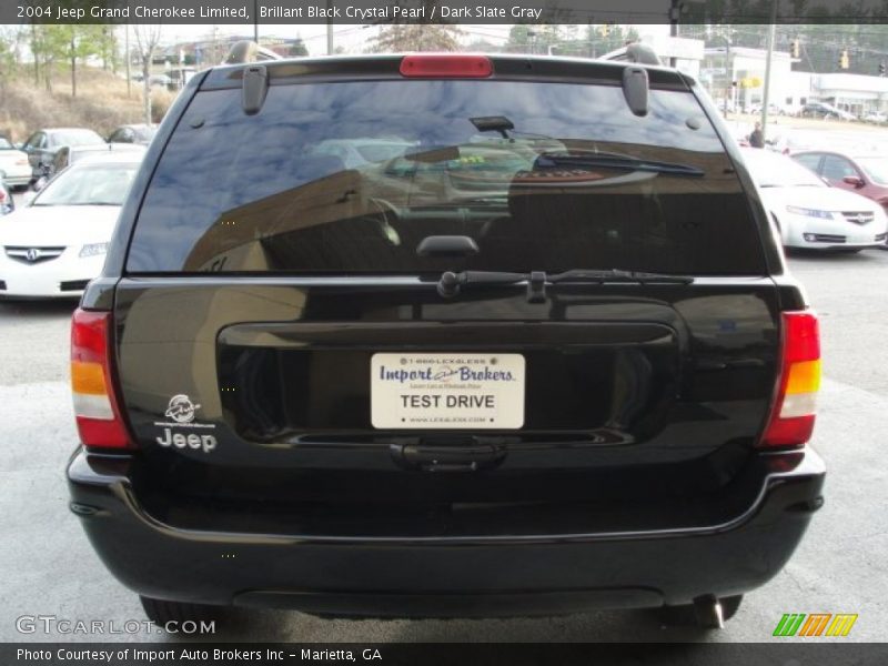 Brillant Black Crystal Pearl / Dark Slate Gray 2004 Jeep Grand Cherokee Limited