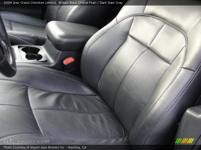 Brillant Black Crystal Pearl / Dark Slate Gray 2004 Jeep Grand Cherokee Limited
