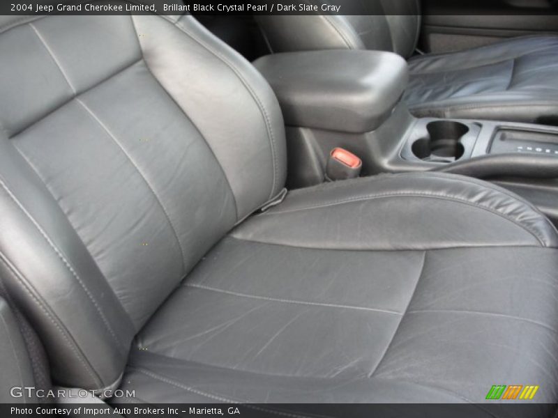 Brillant Black Crystal Pearl / Dark Slate Gray 2004 Jeep Grand Cherokee Limited