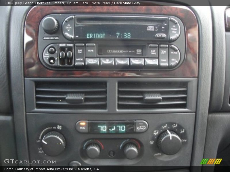 Brillant Black Crystal Pearl / Dark Slate Gray 2004 Jeep Grand Cherokee Limited