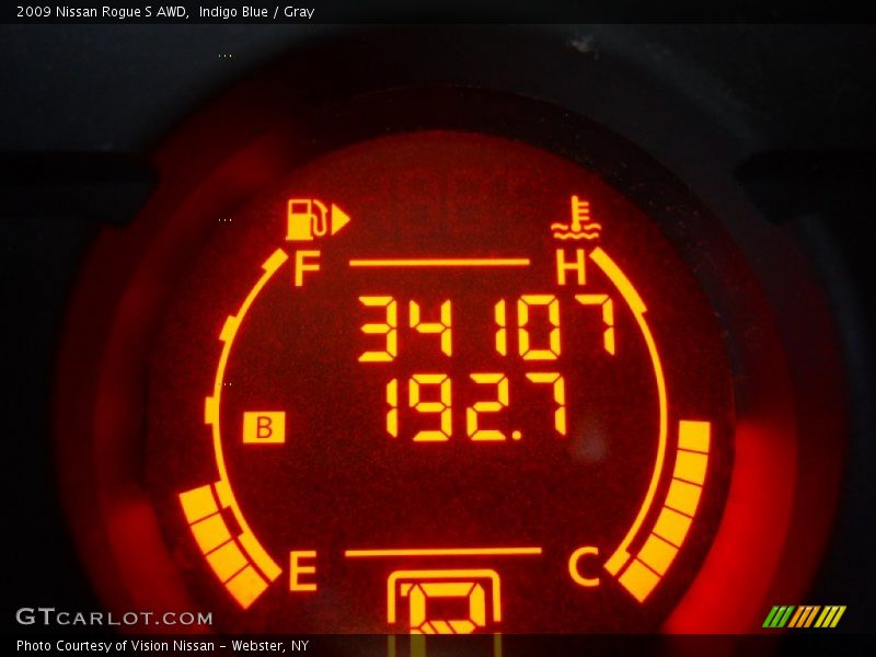 Indigo Blue / Gray 2009 Nissan Rogue S AWD