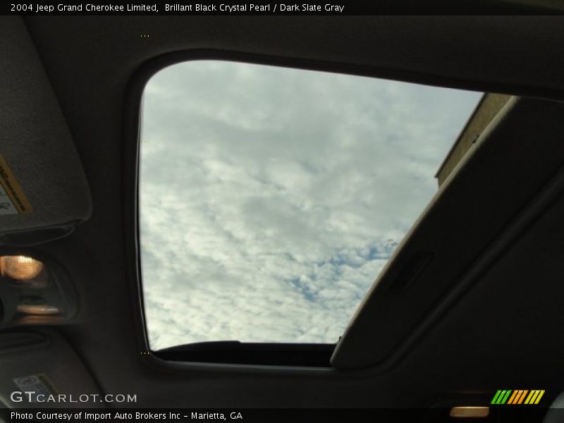 Brillant Black Crystal Pearl / Dark Slate Gray 2004 Jeep Grand Cherokee Limited