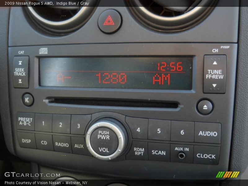 Indigo Blue / Gray 2009 Nissan Rogue S AWD
