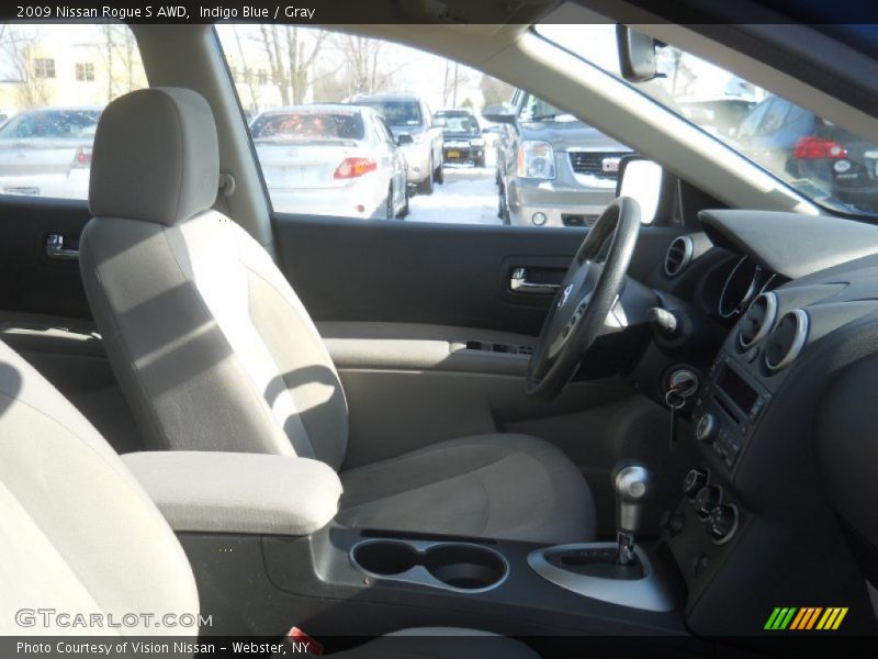 Indigo Blue / Gray 2009 Nissan Rogue S AWD