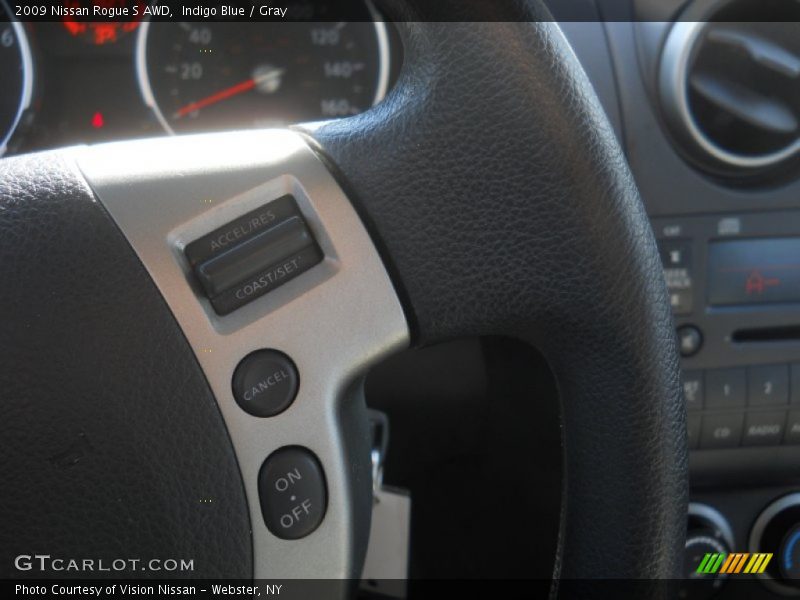 Indigo Blue / Gray 2009 Nissan Rogue S AWD