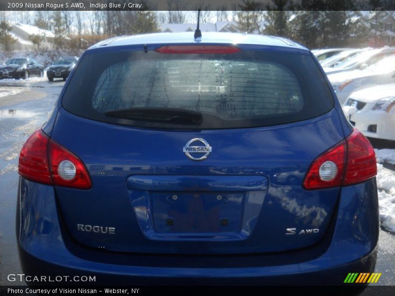 Indigo Blue / Gray 2009 Nissan Rogue S AWD