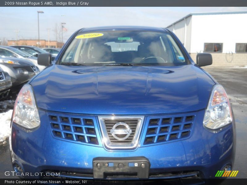 Indigo Blue / Gray 2009 Nissan Rogue S AWD
