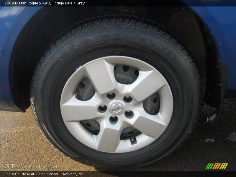 Indigo Blue / Gray 2009 Nissan Rogue S AWD