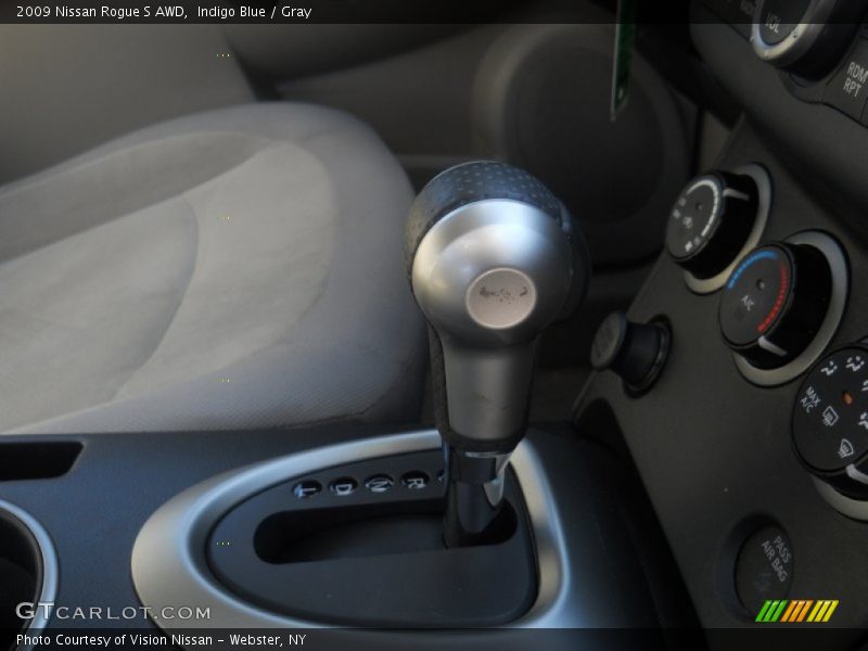 Indigo Blue / Gray 2009 Nissan Rogue S AWD