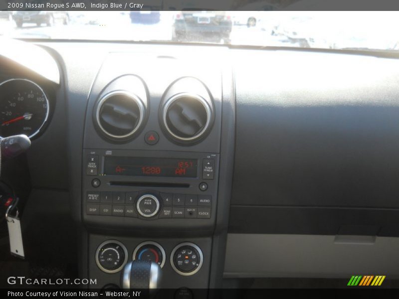 Indigo Blue / Gray 2009 Nissan Rogue S AWD
