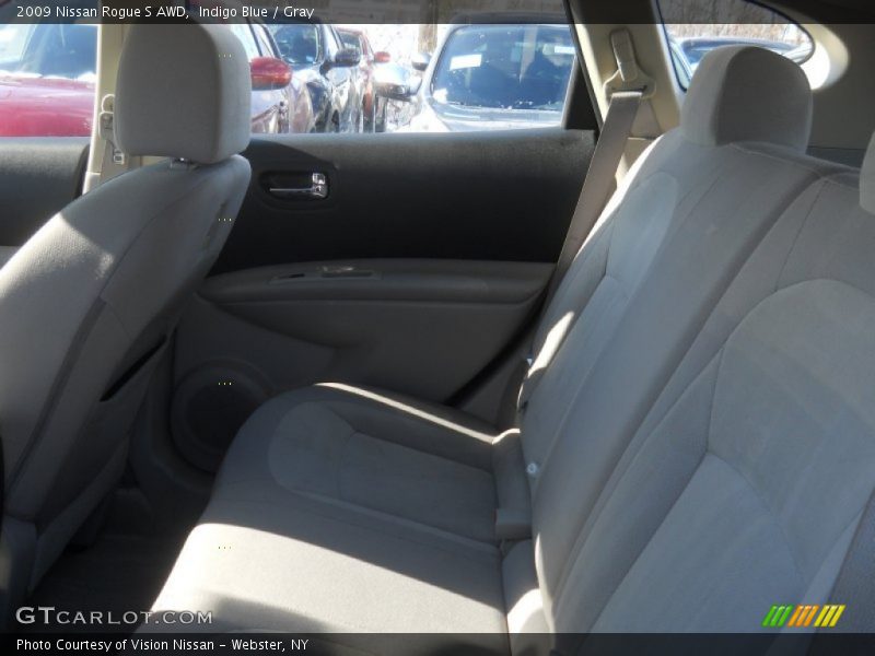 Indigo Blue / Gray 2009 Nissan Rogue S AWD
