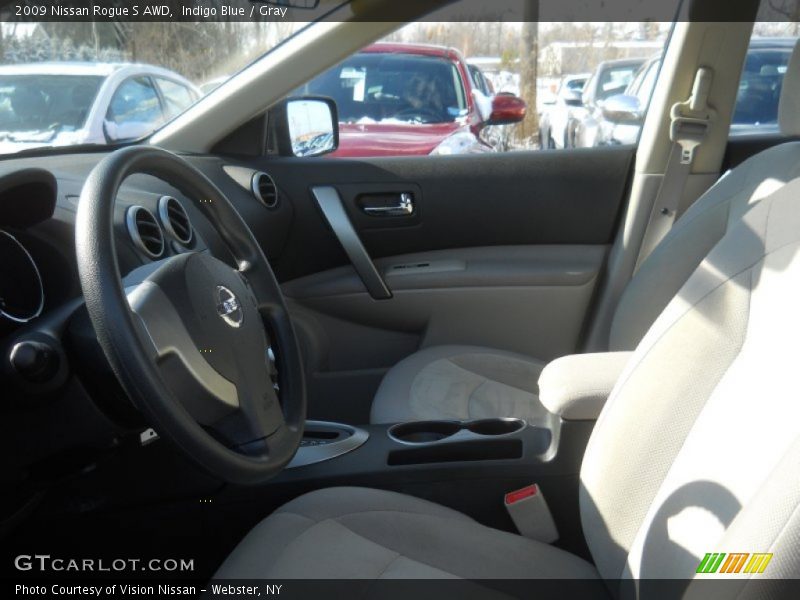 Indigo Blue / Gray 2009 Nissan Rogue S AWD