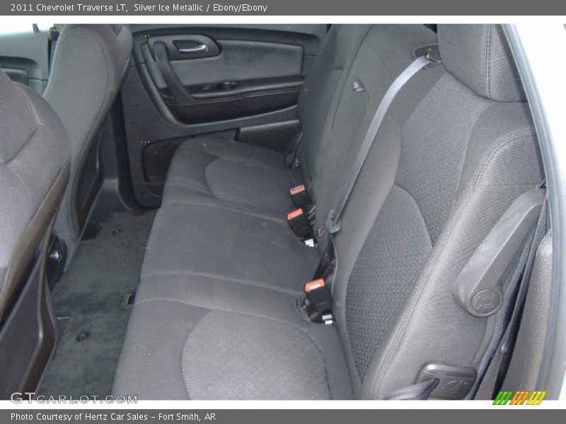 Silver Ice Metallic / Ebony/Ebony 2011 Chevrolet Traverse LT