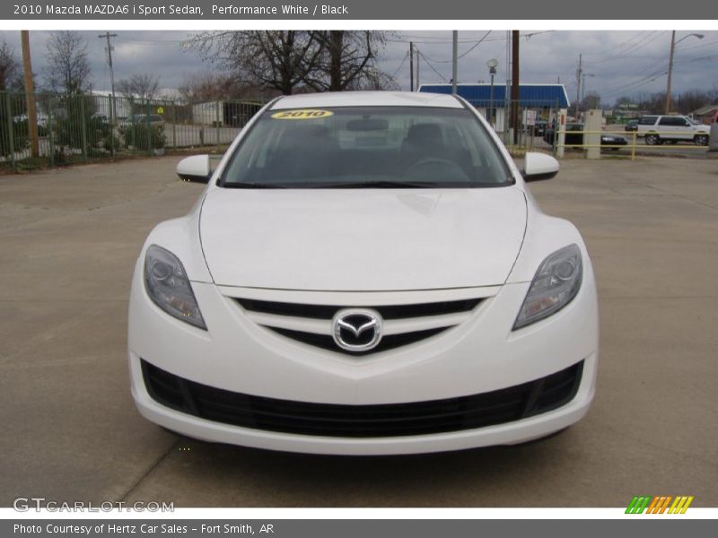 Performance White / Black 2010 Mazda MAZDA6 i Sport Sedan