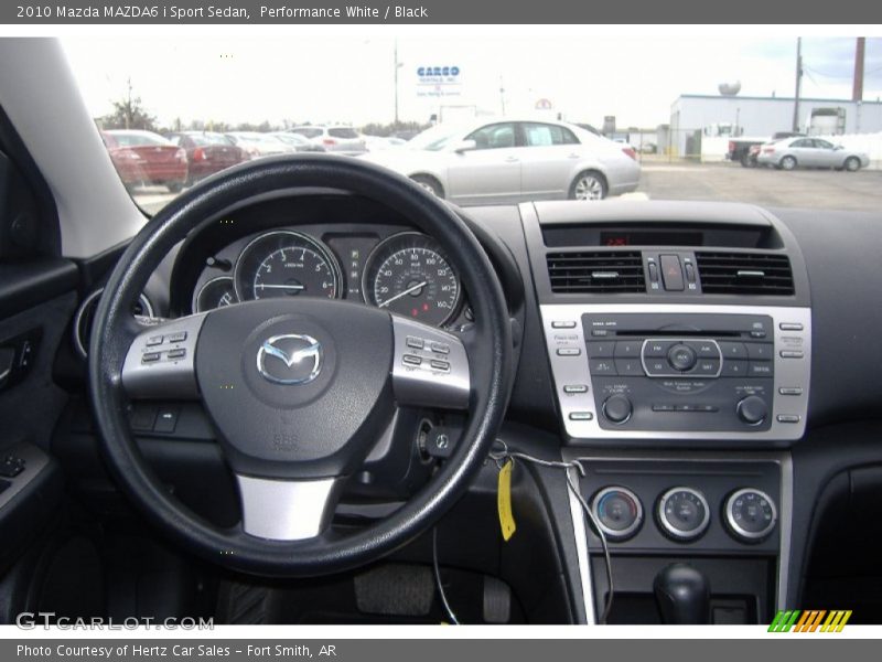 Performance White / Black 2010 Mazda MAZDA6 i Sport Sedan