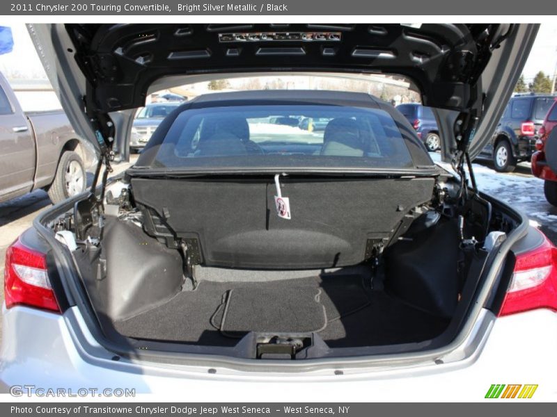 Bright Silver Metallic / Black 2011 Chrysler 200 Touring Convertible