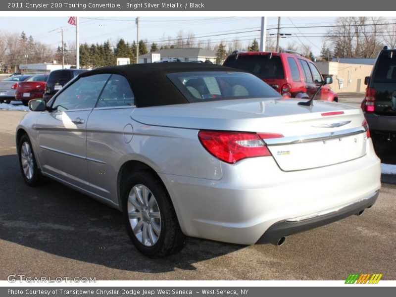 Bright Silver Metallic / Black 2011 Chrysler 200 Touring Convertible