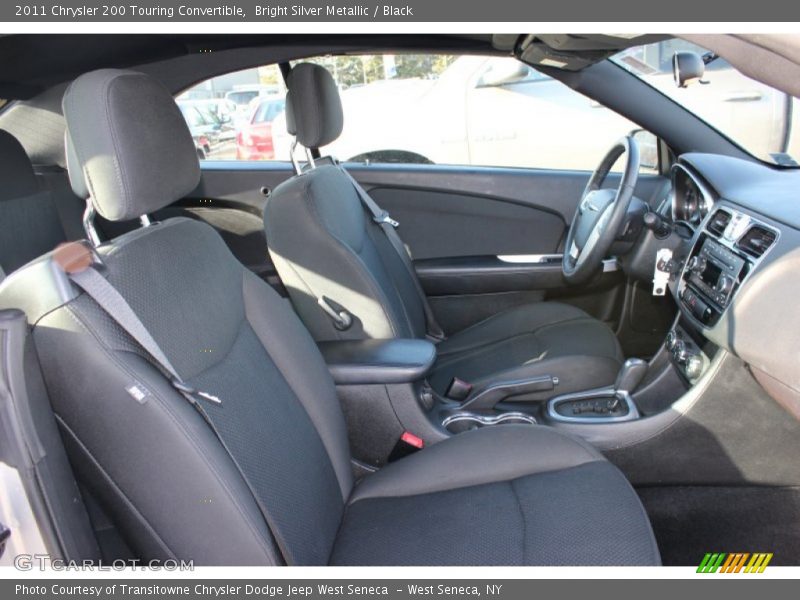 Bright Silver Metallic / Black 2011 Chrysler 200 Touring Convertible