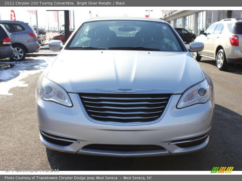 Bright Silver Metallic / Black 2011 Chrysler 200 Touring Convertible