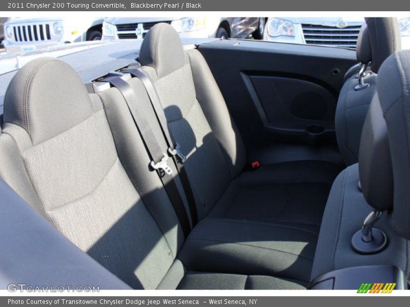 Blackberry Pearl / Black 2011 Chrysler 200 Touring Convertible