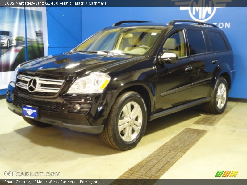 Black / Cashmere 2009 Mercedes-Benz GL 450 4Matic