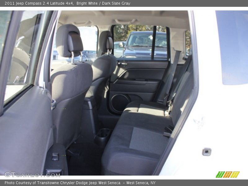 Bright White / Dark Slate Gray 2011 Jeep Compass 2.4 Latitude 4x4