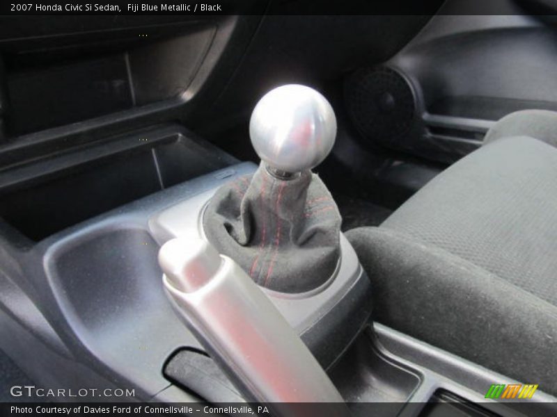 Fiji Blue Metallic / Black 2007 Honda Civic Si Sedan