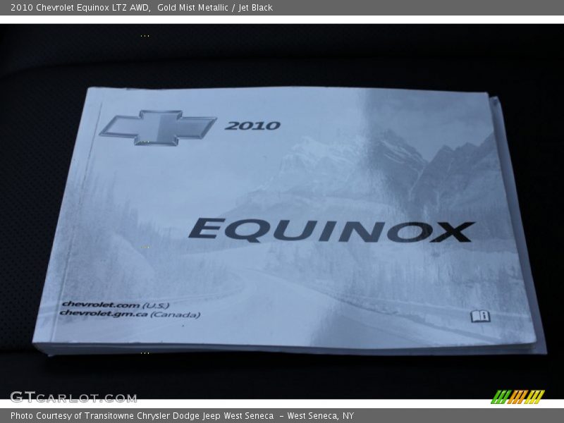 Gold Mist Metallic / Jet Black 2010 Chevrolet Equinox LTZ AWD