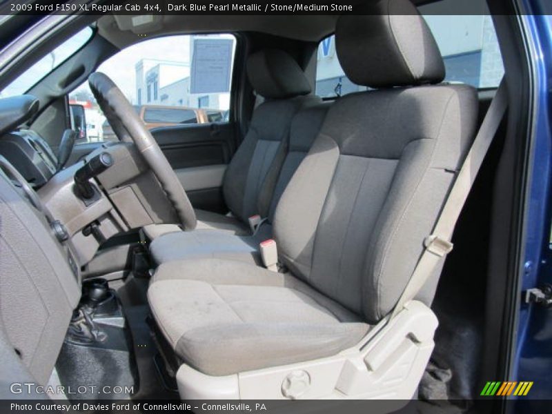 Dark Blue Pearl Metallic / Stone/Medium Stone 2009 Ford F150 XL Regular Cab 4x4