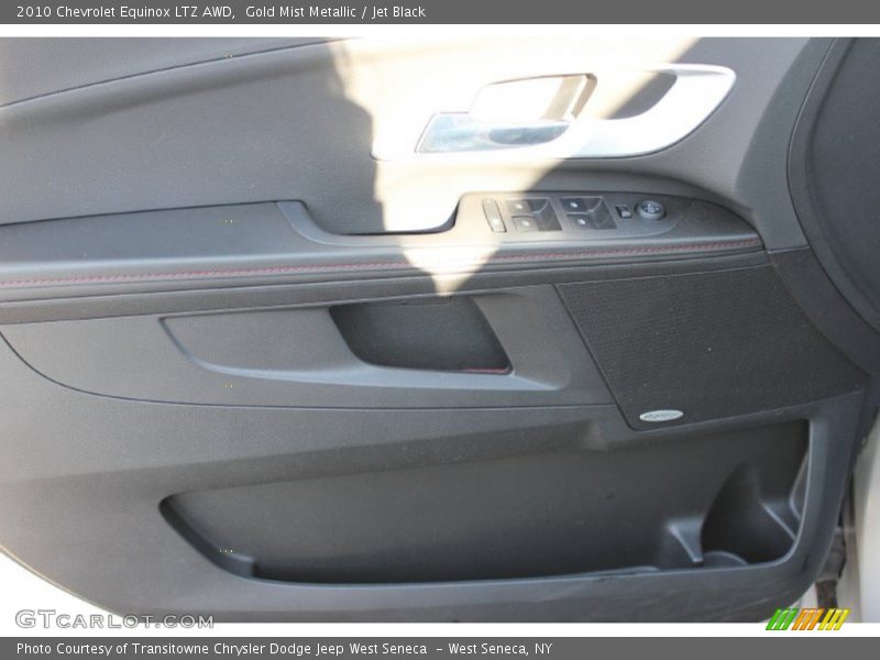 Gold Mist Metallic / Jet Black 2010 Chevrolet Equinox LTZ AWD