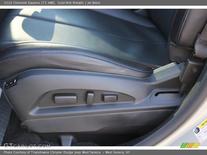 Gold Mist Metallic / Jet Black 2010 Chevrolet Equinox LTZ AWD