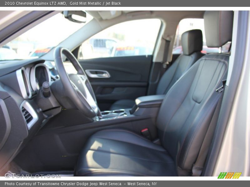 Gold Mist Metallic / Jet Black 2010 Chevrolet Equinox LTZ AWD
