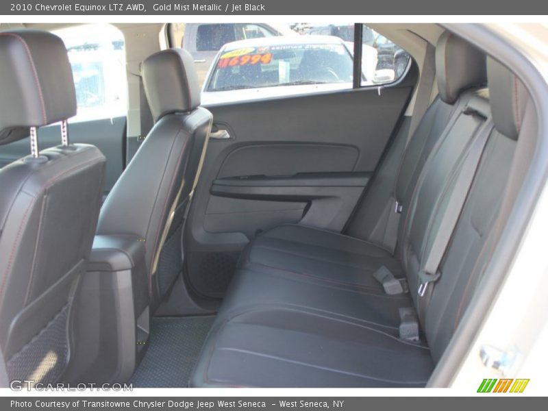 Gold Mist Metallic / Jet Black 2010 Chevrolet Equinox LTZ AWD