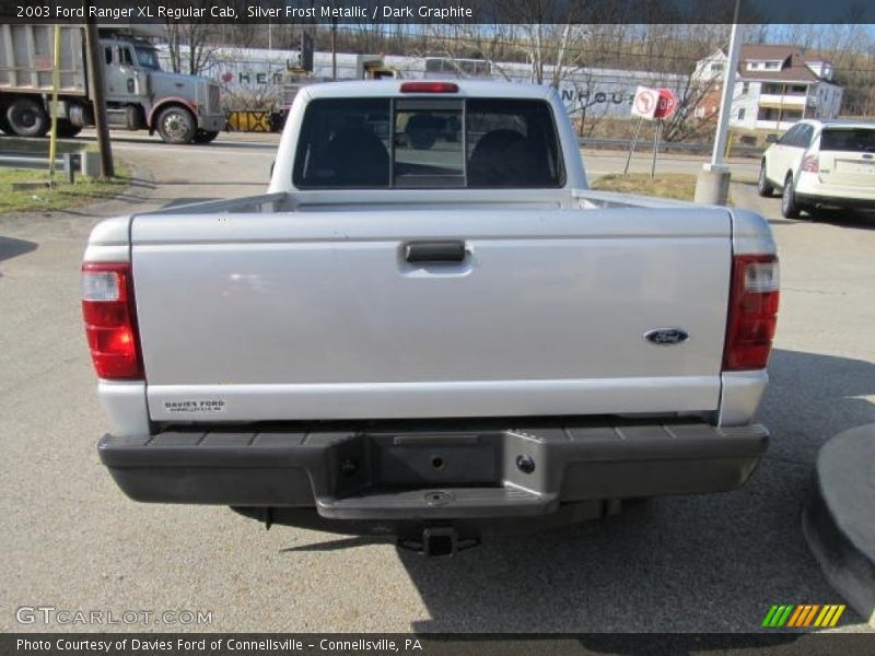 Silver Frost Metallic / Dark Graphite 2003 Ford Ranger XL Regular Cab