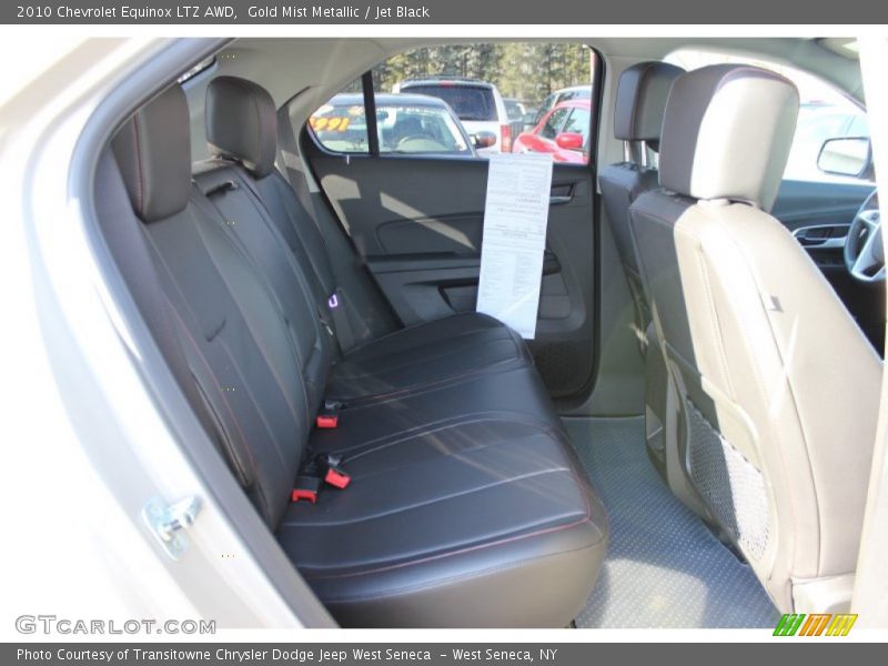 Gold Mist Metallic / Jet Black 2010 Chevrolet Equinox LTZ AWD