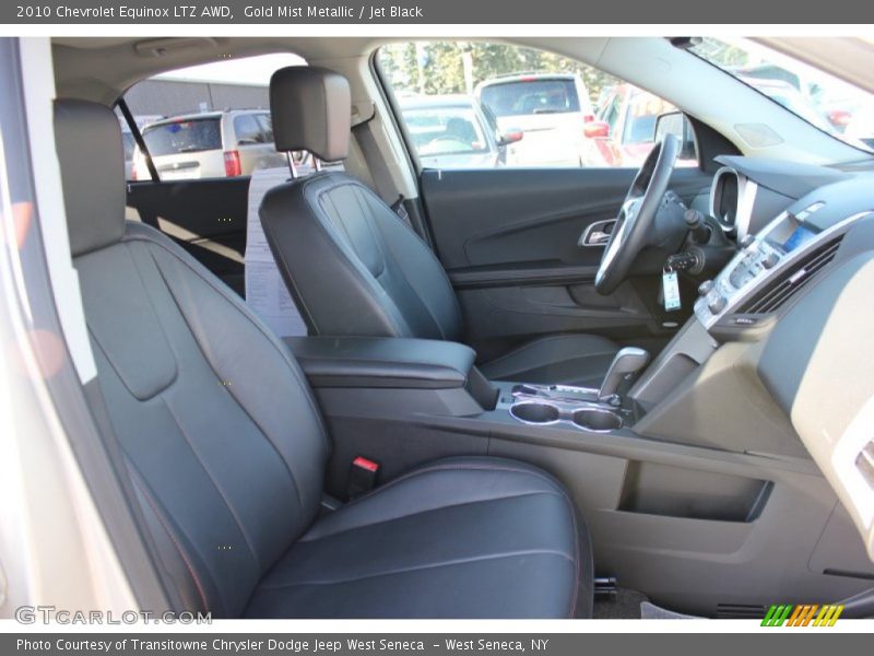 Gold Mist Metallic / Jet Black 2010 Chevrolet Equinox LTZ AWD