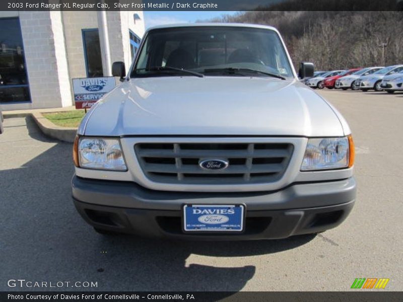 Silver Frost Metallic / Dark Graphite 2003 Ford Ranger XL Regular Cab