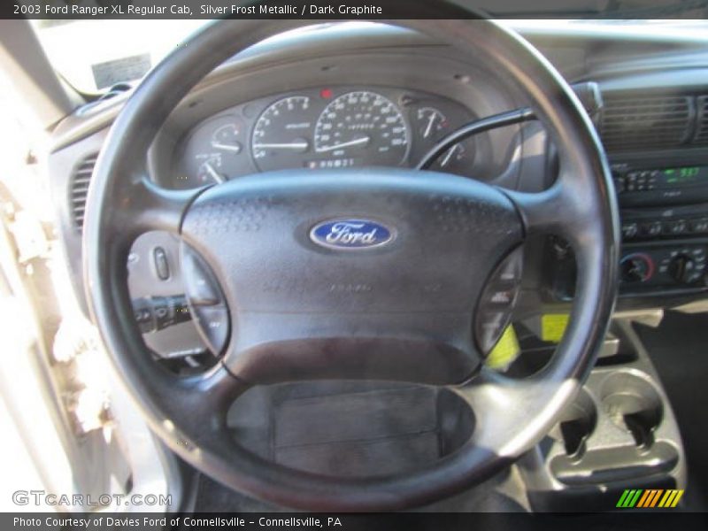 Silver Frost Metallic / Dark Graphite 2003 Ford Ranger XL Regular Cab