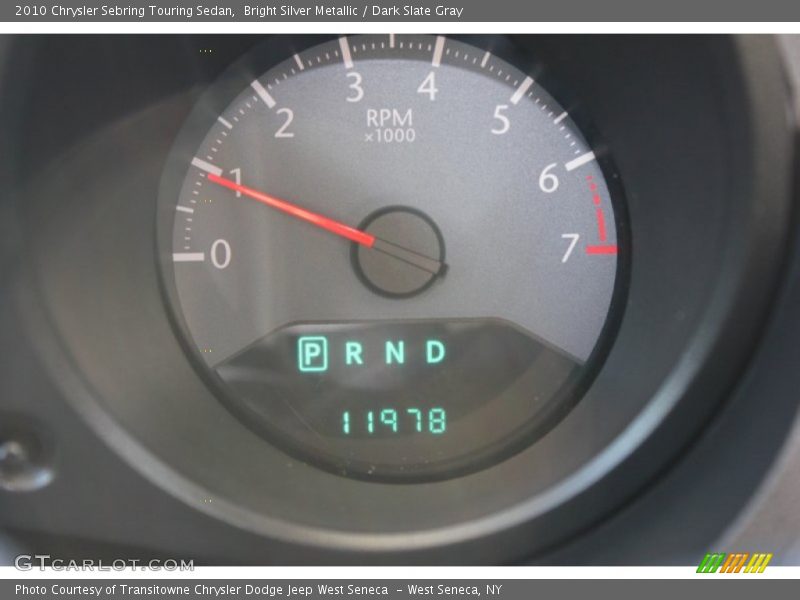 Bright Silver Metallic / Dark Slate Gray 2010 Chrysler Sebring Touring Sedan