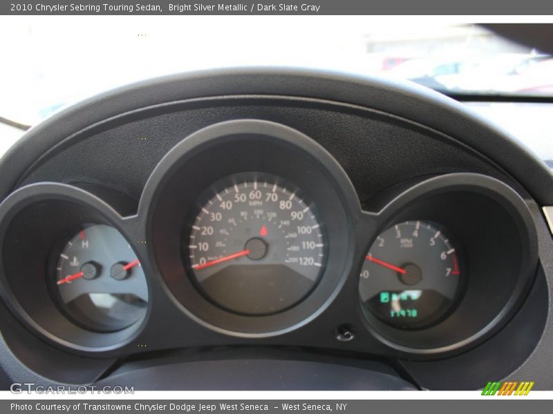 Bright Silver Metallic / Dark Slate Gray 2010 Chrysler Sebring Touring Sedan