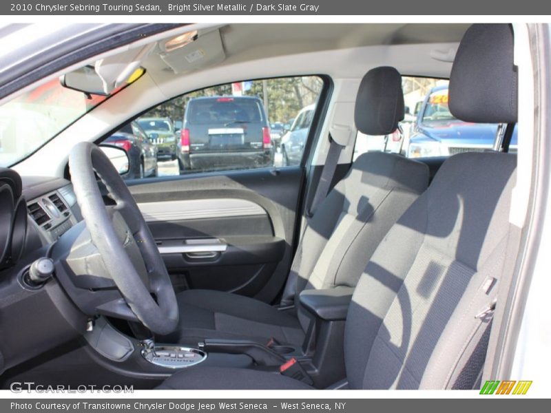 Bright Silver Metallic / Dark Slate Gray 2010 Chrysler Sebring Touring Sedan