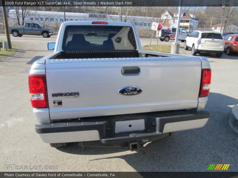 Silver Metallic / Medium Dark Flint 2008 Ford Ranger XLT SuperCab 4x4