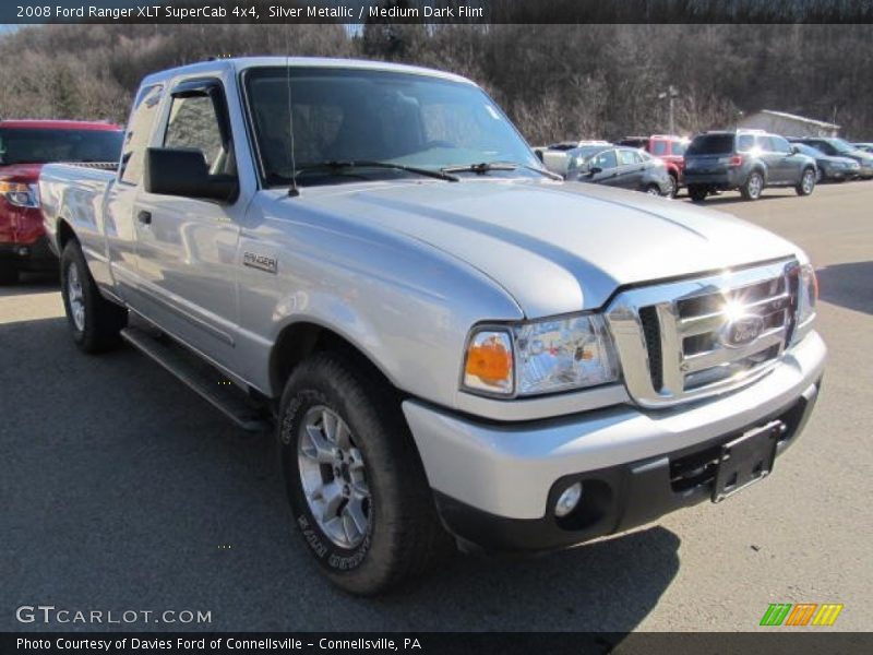 Silver Metallic / Medium Dark Flint 2008 Ford Ranger XLT SuperCab 4x4